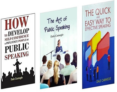How To Develop Self-Confidence & Influence People, The Art Of Public Speaking & The Quick And Easy Way To Effective Speaking (Combo Set Of 3 Personality Development Books)(Hardcover, Dale Carnegie)