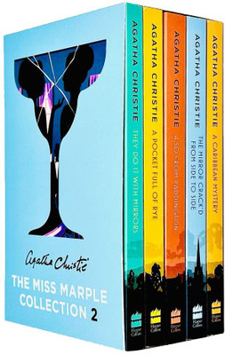 Agatha Christie Miss Marple Collection 2 – A Caribbean Mystery, The Mirror Crack’d From Side To Side, 4.50 From Paddington, A Pocket Full Of Rye & They Do It With Mirrors | Mystery & Detective Novels Combo(Paperback, Agatha Christie)