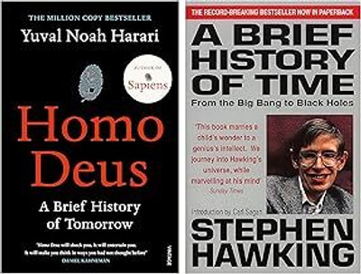Homo Deus: A Brief History Of Tomorrow+A Brief History Of Time: From Big Bang To Black Holes(Paperback, Combo)