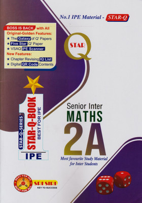 TS Star-Q Senior Inter Maths 2A Study Material 2025-26 Edition (English Medium)(Paperback, SRI SIRI)