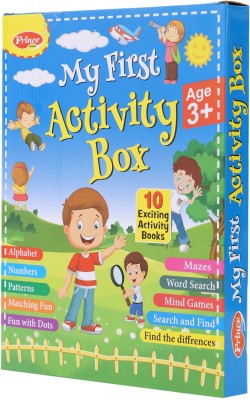 My First Activity Books Learning Fun For Kids Numbers, Mazes, Word Search, Mind Games, Search And Find, Matching Fun, Fun With Dots, Find The Differences, Patterns, English Alphabet Engage Your Child Kids 3 Year To 7-Year-Old(Paperback, BMOS (Book Market Online Store))