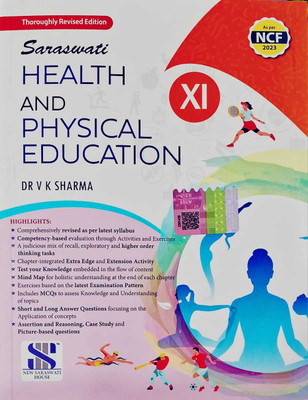 Saraswati Health And Physical Education Class 11 CBSE Revised As Per The Latest Syllabus Edition 2025(Paperback, Dr. V.K. Sharma)