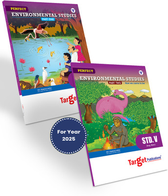 Std 5 EVS 1 & 2 (Environmental Studies) Perfect Notes |Maharashtra State Board | English Medium | Includes Textual Q & A, MCQs, Activity Based Qs, Topic Tests | Set Of 2 Books(Paperback, Target Publications)