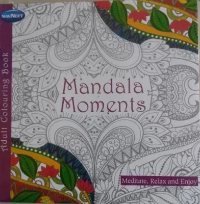 Adult Colouring Book Mandala Moments (English, Hardcover, Navneet)(Paperback, Navneet)