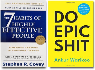 Combo Of Two Books: 7 Habits Of Highly Effective People & Do Epic Sht(Paperback, Stephen convey, Ankur warikoo)