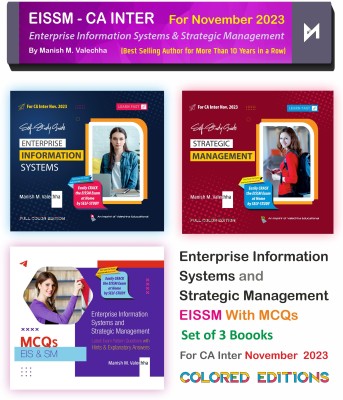 CA Inter EISSM Enterprise Information Systems And Strategic Management With MCQs | LIKE CLASS NOTES - Self-Study Textbooks Written In Simple & Concise Language In Q & A Format For CA Intermediate EISSM | All Concepts Explained With Tutorial Notes, Examples, Diagrams, & Memory Code® | Easy To Memoriz