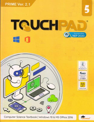TOUCHPAD PRIME Ver. 2.1 For Class - 5 (Computer Science Textbook Windows 10 & MS Office 2016)(Paperback, BHAWNA SHARMA)