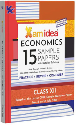 Xam Idea CBSE 15 Sample Question Papers Class 12 Economics For 2026 ...