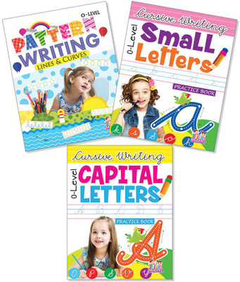 Combo Set Of 3 Books (Pattern Writing & Cursive Writing Capital/Small)(Paperback, Infinity Team)