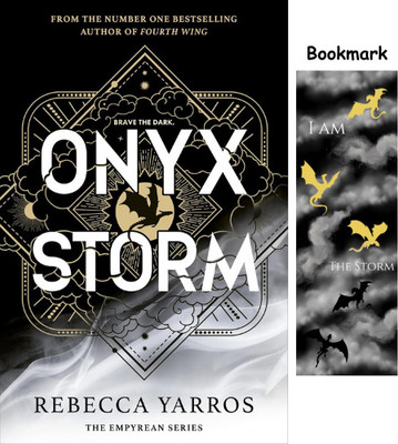 ONYX STORM - A FANTASY NOVEL With Free Bookmark(Paperback, Rebecca yarros by DIARYBHANDAR)