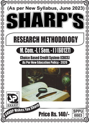 Research Methodology,First Year ,M.Com,Sem-I-English(Paperback, Dr.R.M. Patne)