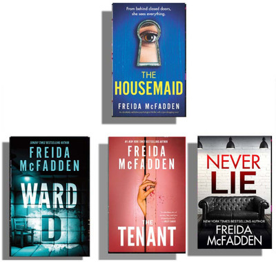 Arushibooks Combo: Must Read 4 Books Ward D & The Housemaid & Never Lie & The Tenant( English )(Paperback, Freida McFadden)