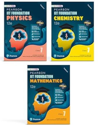 Pearson IIT Foundation' 2025 Class 7 Physics Chemistry Mathematics| For JEE, NTSE & Olympiad Exams| Free Access To Online Assessments, Video Solutions & Interactive Tests(Paperback, TRISHNA)