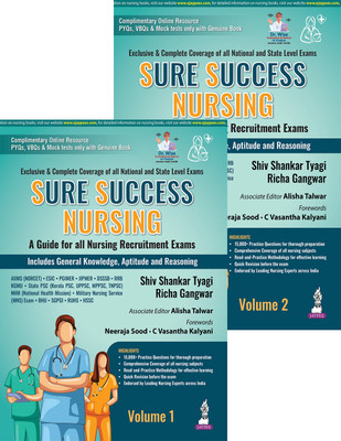 Sure Success Nursing: A Guide For All Nursing Recruitment Exams (2 Volumes)(Paperback, SHIV SHANKAR TYAGI)