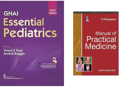 GHAI ESSENTIAL PEDIATRICS 9ED (HB 2019) + Manual Of Practical Medicine (Set Of 2 Books)(Paperback, GHAI, R ALAGAPPAN) GHAI ESSENTIAL PEDIATRICS 9ED (HB 2019) + Manual Of Practical Medicine (Set Of 2 Books)(Paperback, GHAI, R ALAGAPPAN)