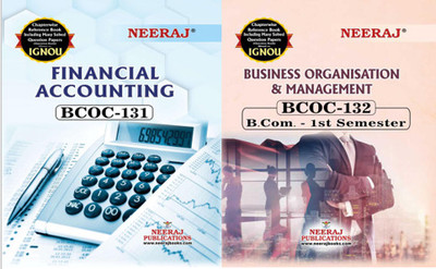 BCOC-131Financial Accounting BCOC-132 Business Organisation And Management(Paperback, Expert Panel)