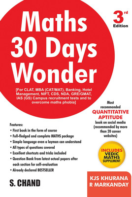 Maths 30 Days Wonder, 3/e(paperbag, KJS khurana)
