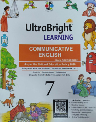 Ultra Bright Learning Communicative English Main Course Book Class 7(Pepper back, Shradha anand)