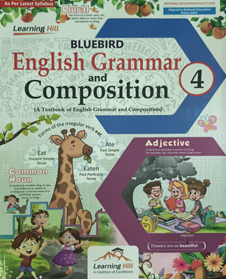 Bluebird English Grammar And Composition A Textbook Of English Grammar And Composition Class 4(Paperback, Pooja arele)