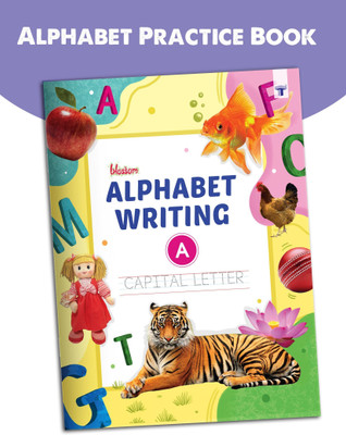 Blossom English Alphabet Writing Book For Children (A) | Capital Letter Practice And Activities For Nursery Children | 70 Practice Boxes For Each Letter(Paperback, Target Publications)