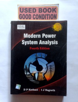 Modern Power System Analysis (Old Book)(Paperback, D P KOTHARI, I J KOTHARI)