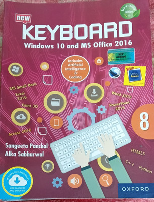Oxford New Keyboard Class 8(Pepper back, Sangeeta Panchal, Alka sabharwal)