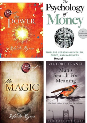 Generic Set . The Psychology Of Money. Man's Search For Meaning. The Power. The Magic. Combo Set Of 4 Books(Paperback, Self help)