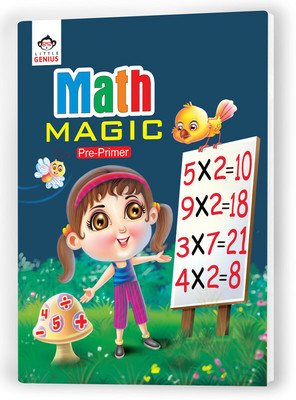 Educart Math Magic (Pre-Primer) Textbook For LKG (4-6 Years Kids)(Paperback, Educart)