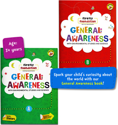 Firefly GK Books For Kids 5 -10 Years In English | General Knowledge Books A, B With Pictures, Quiz, Colouring, Videos | Pre-School Activity | Set Of 2(Paperback, Content Team at Firefly)