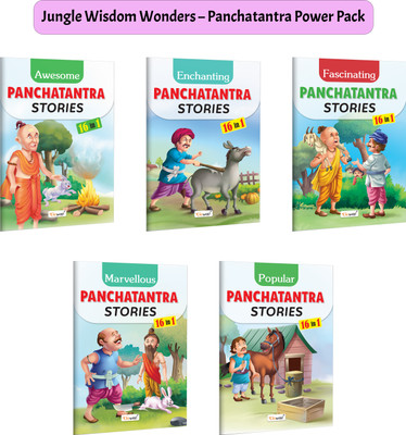 Awesome Panchatantra Stories, Enchanting Panchatantra Stories And More :- Traditional Panchatantra Fables, Fun Kids Reading, Timeless Indian Classics | Combo Of 5 Books(Paperback, GOWOO)