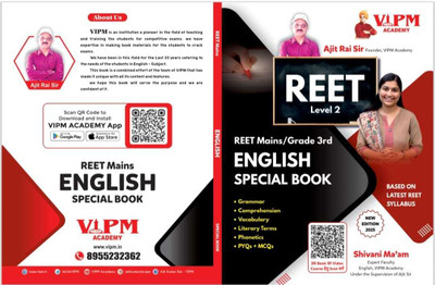 VIPM Academy Reet Grade-3 Level-2 Mains Exam Special English Book(Paperback, Ajit Rai Sir)