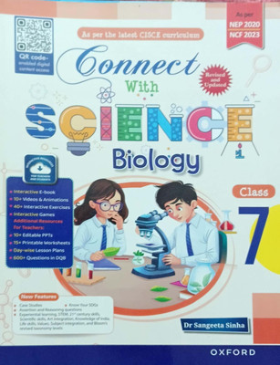 Connect With Science Biology Class 7(Pepper back, Dr Sangeeta Sinha)