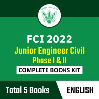 FCI Junior Engineer Civil 2022 Phase I & II Complete Books Kit (English Printed Edition) By Adda247(Paperback, Adda247 Publications)