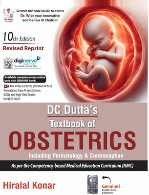 Dc Dutta's Textbook Of Obstetrics Including Perinatology & Contraception 10th Edition(Paperback, DC DUTTA)
