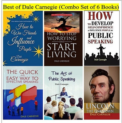 Best Of Dale Carnegie (Combo Set Of 6 Books) - How To Win Friends And Influence People, How To Stop Worrying And Start Living, How To Develop Self-Confidence & Influence People, The Quick And Easy Way To Effective Speaking, The Art Of Public Speaking & Lincoln The Unknown(Hardcover, Dale Carnegie) Best Of Dale Carnegie (Combo Set Of 6 Books) - How To Win Friends And Influence People, How To Stop Worrying And Start Living, How To Develop Self-Confidence & Influence People, The Quick And Easy Way To Effective Speaking, The Art Of Public Speaking & Lincoln The Unknown(Hardcover, Dale Carnegie)