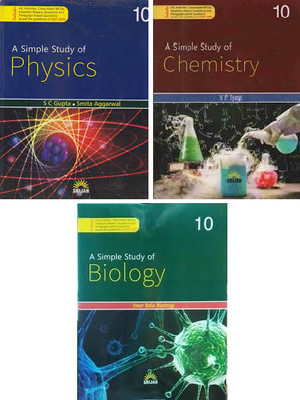 Srijan A Simple Study Of Physics, Chemistry, Biology For Class - 10 | [ Pack Of 3](Paperback, Veer Bala Rastogi, V P Tyagi, S.C Gupta)