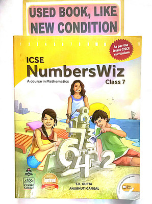 ICSE NUMBERS WIZ Class-7 (Old Book)(Paperback, S. K. Gupta)