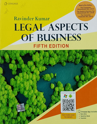 LEGAL ASPECTS OF BUSINESS (Old Book)(Paperback, Dr. Ravinder Kumar)