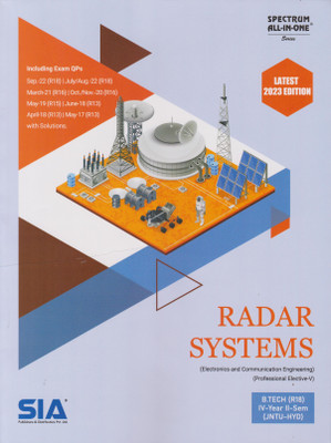 Radar Systems (Professional Elective-V) B.Tech IV-Year II-Sem (R18) (Electronics And Communication Engineering) JNTU-Hyderabad Latest 2023 Edition(Paperback, SIA Publishers & Distributors Pvt Ltd)