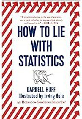 How To Lie With Statistics Paperback By Darrell Huff(Paperback, Darrell Huff)