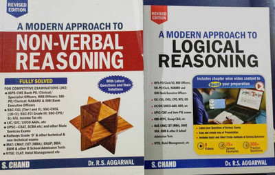 A Modern Approach To Non-Verbal Reasoning + Logical Reasoning Combo English Medium(Paperback, R S AGGARWAL)