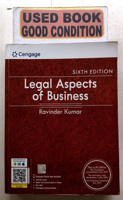 Legal Aspects Of Business(Paperback, RAVINDER KUMAR)