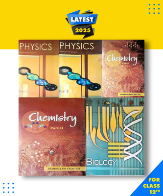 Physics Part 1 & 2, Chemistry Part -1 & 2 And Biology Textbook For Class -12 Paperback, NCERT|New Latest Edition For 2025-2026(Paperback, NCERT)