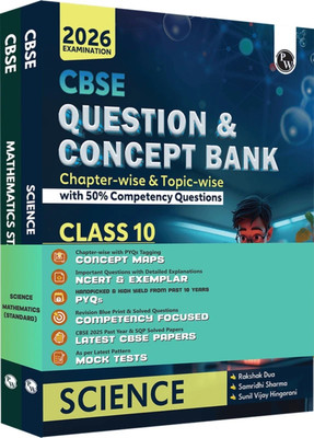 PW CBSE Question Bank (QCB) Class 10 Science And Maths (Std) Combo Of 2 Books(Paperback, PHYSICS WALLAH)