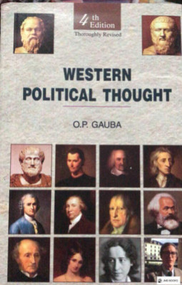 Western Political Thought Om Prakash Gauba 4th Edition(Paperback, JMD books)