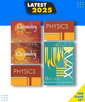 NCERT Science 12th Book Set PCB 1.Physics Textbook Part1 And Part 2 2. Chemstry Textbook Part 1 And Part 2 3. Biollogy Textbook HARDCOVER NCERT 12th CLASS 5 COMBO BOOK ENGLISH MEDIUM Peparback, NCERT|New Latest Edition For 2025-2026(Peparback, NCERT)
