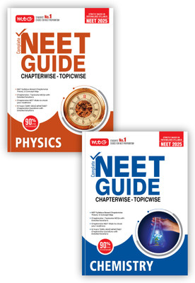 MTG Complete NEET Guide Physics & Chemistry Book For 2025 Exam - NEET NMC Syllabus Based Chapterwise Theory & Concept Map | 10 Years Chapterwise Questions (PYQs) With Detailed Solutions (Set Of 2)(Paperback, MTG Editorial Board) MTG Complete NEET Guide Physics & Chemistry Book For 2025 Exam - NEET NMC Syllabus Based Chapterwise Theory & Concept Map | 10 Years Chapterwise Questions (PYQs) With Detailed Solutions (Set Of 2)(Paperback, MTG Editorial Board)