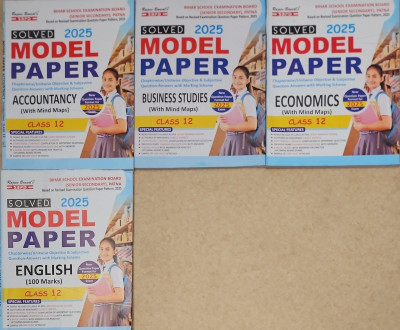 Sbpd Model Paper Commerce Subject Accountancy,business Studies,economics,english Class 12 For Exam 2025(Paperback, SBPD TEAM)