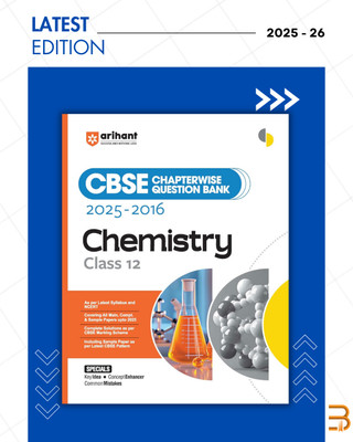 CBSE Chapterwise Question Bank 2025–2016 For Class 12 Chemistry | Latest Syllabus | Includes Solved Papers, Sample Papers, And CBSE Marking Scheme(Paperback, Tarnija Midha, Pragya Dwivedi)