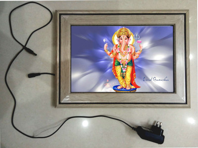 anshul internet point GANESH JI 15.5 inch LED PHOTO FRAME(Multicolor)